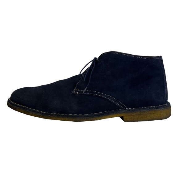 Johnston & Murphy Men’s Navy Blue Leather Bollinger Chukka Boots Size 13M main image 8